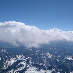 Flugwegposition um 12:54:56: Aufgenommen in der Nähe von Schladming, Österreich in 3679 Meter